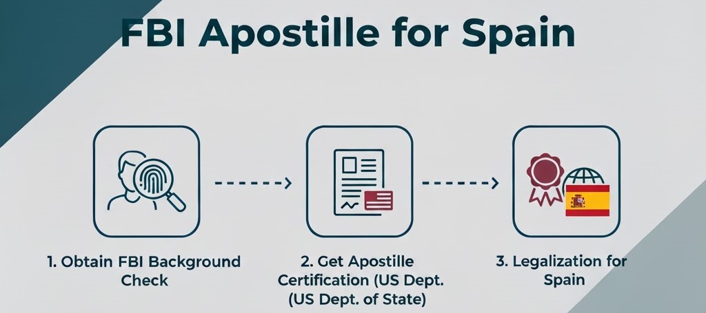 FBI Apostille for Spain: Get Your Background Check Certified for Visa & Residency